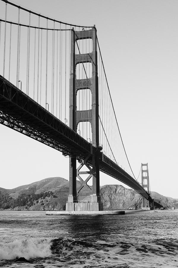 Water Under The Bridge - Golden Gate Bridge, San Francisco California Photograph by Darin Volpe