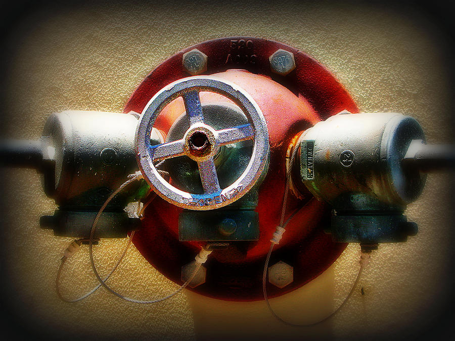 Water Valve Photograph by Perry Webster