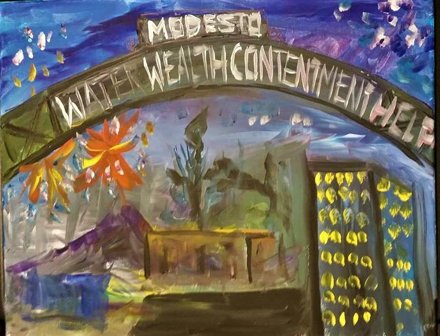 Water Wealth Contentment HELP Painting by James Christiansen