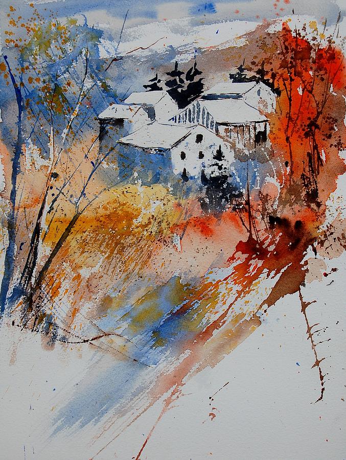 Watercolor  011012 Painting by Pol Ledent
