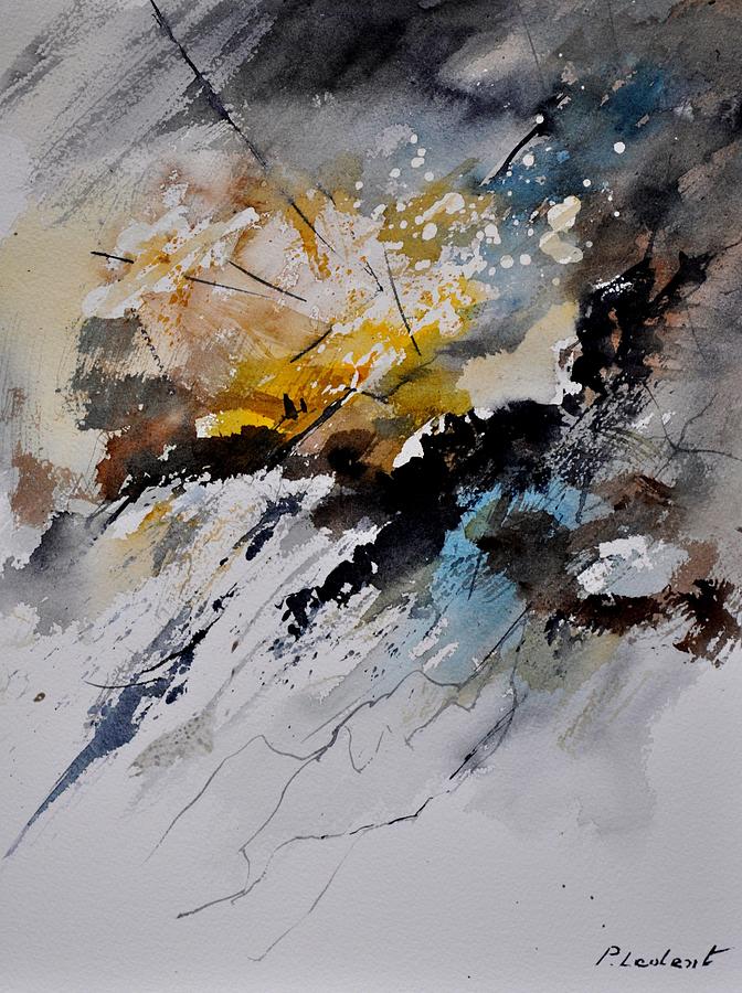 Watercolor 011130 Painting by Pol Ledent
