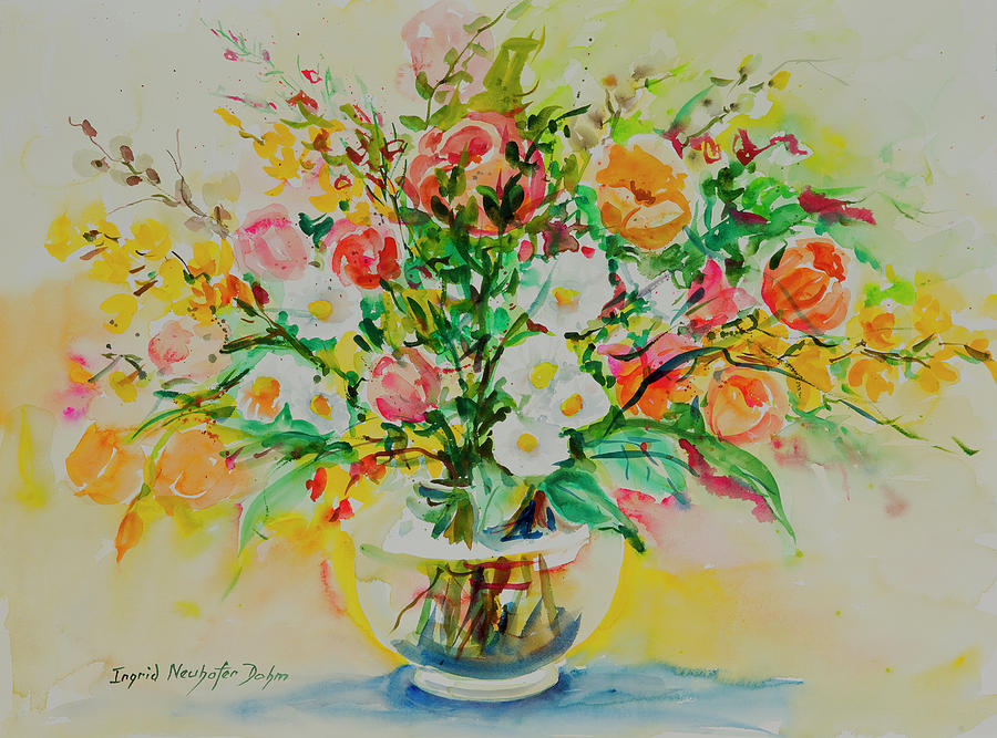 Watercolor 190 Painting by Ingrid Dohm