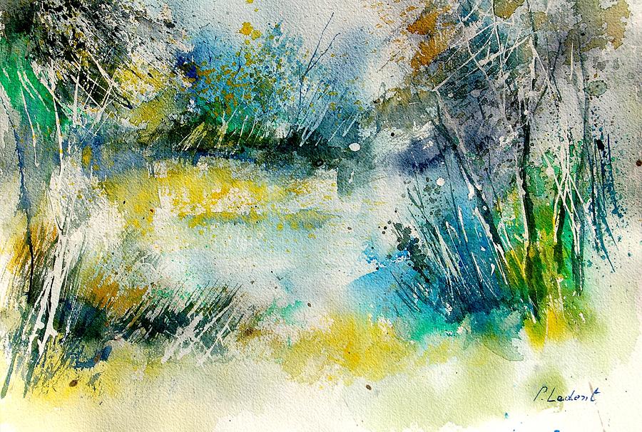 Water Painting - Watercolor  906020 by Pol Ledent
