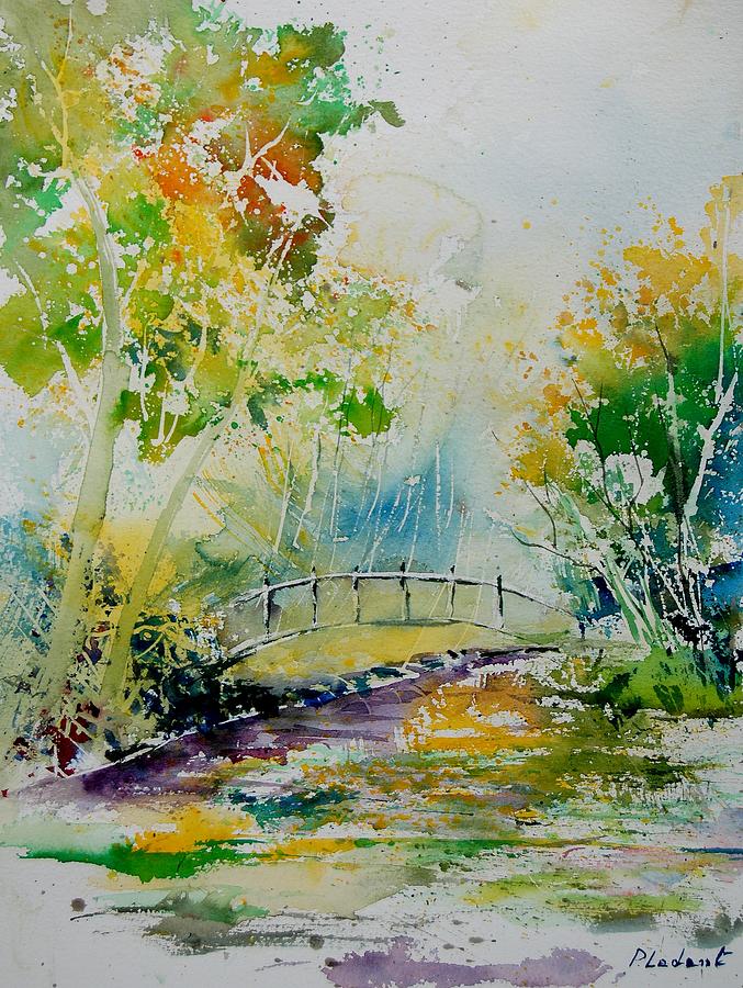 Water Painting - Watercolor  908020 by Pol Ledent