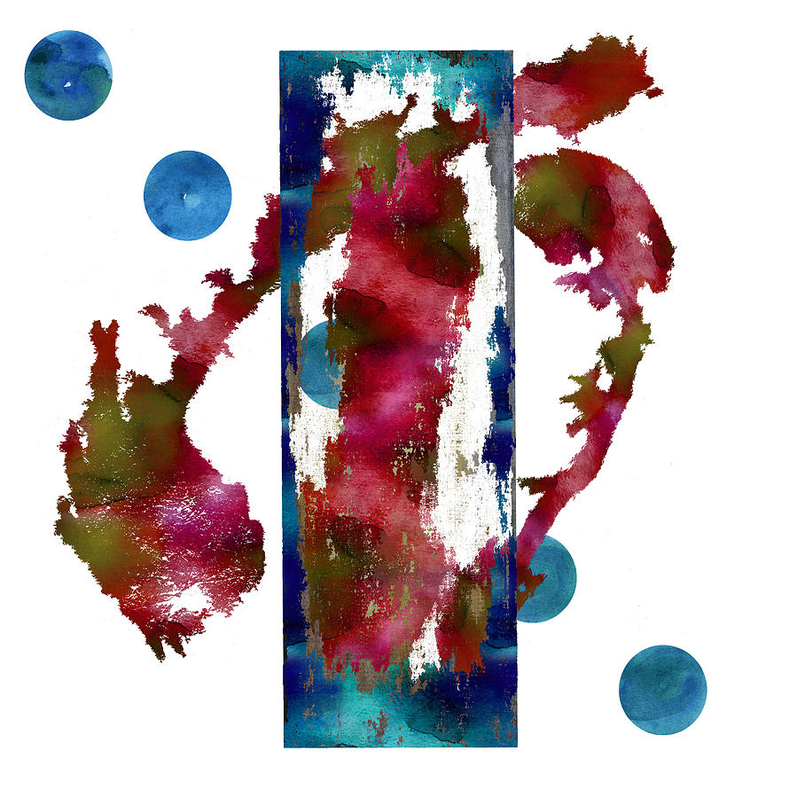 Watercolor Abstract 1 Painting by Kandy Hurley