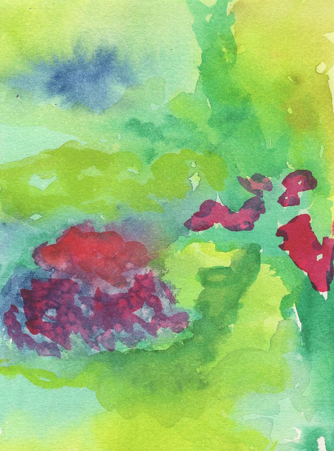 Watercolor Abstract 2 Painting by Marcy Brennan