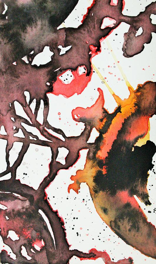 Watercolor Abstract 9 Painting by Lkb Art And Photography