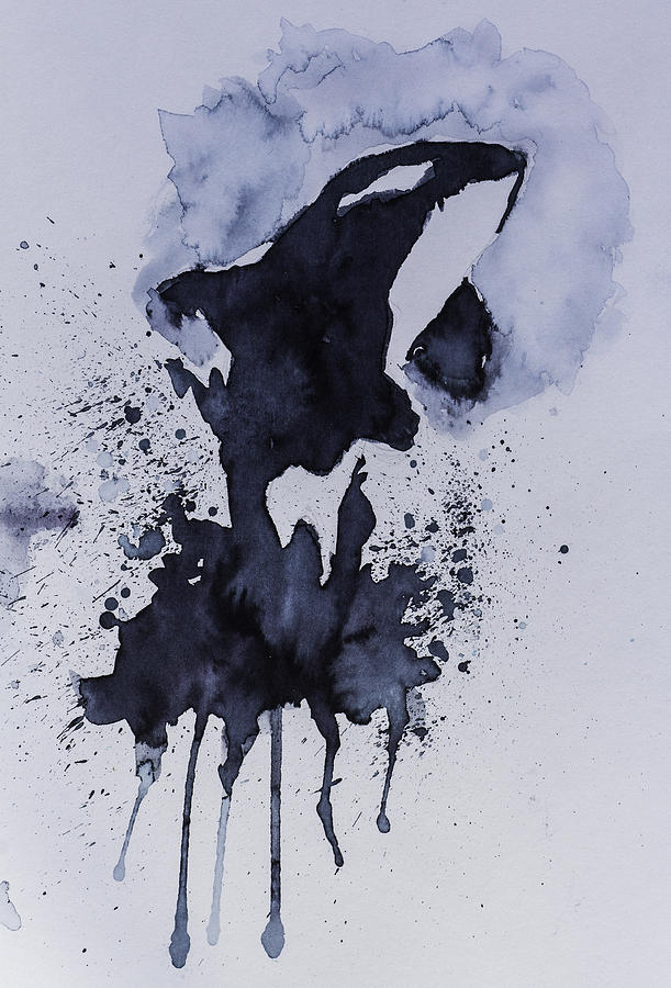 drawings tumblr abstract Abstract Whale Watercolor Painting Painting Andy Killer by