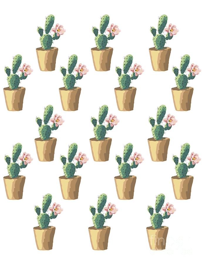 Cactus Digital Art - Watercolor Cactus by Roam  Images