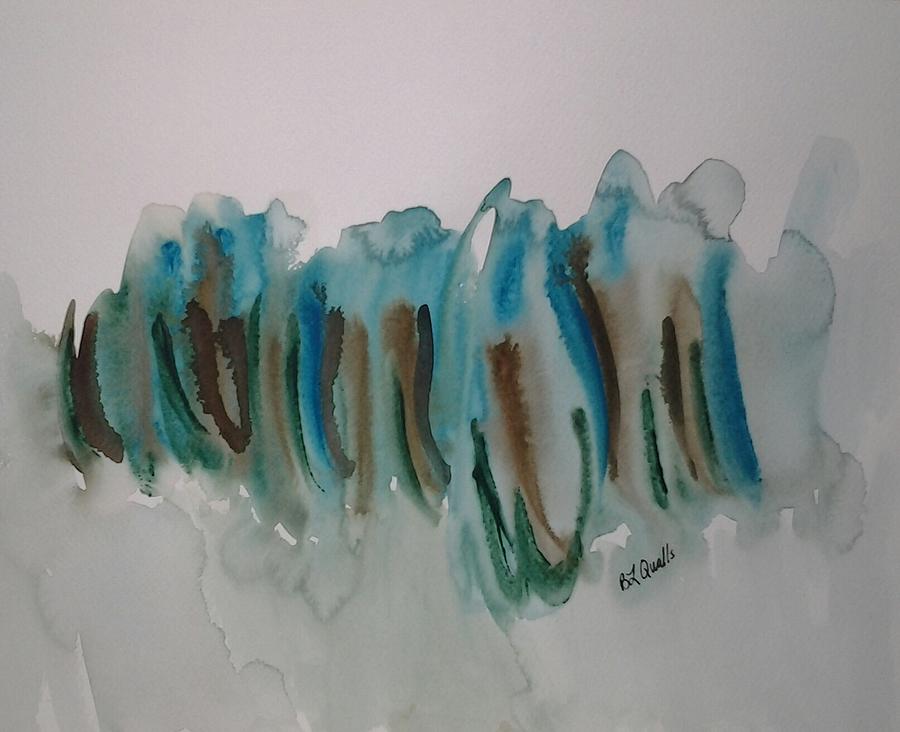 Watercolor Painting - Watercolor Design 6 by B L Qualls Watercolor Painting - Watercolor Design 6 by B L Qualls