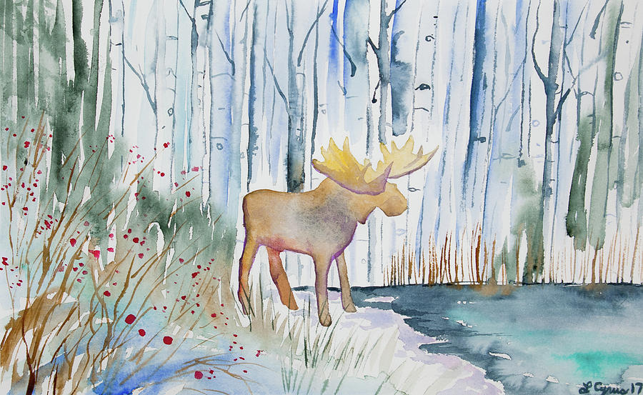 Watercolor- Feeling Minnesota Painting by Cascade Colors