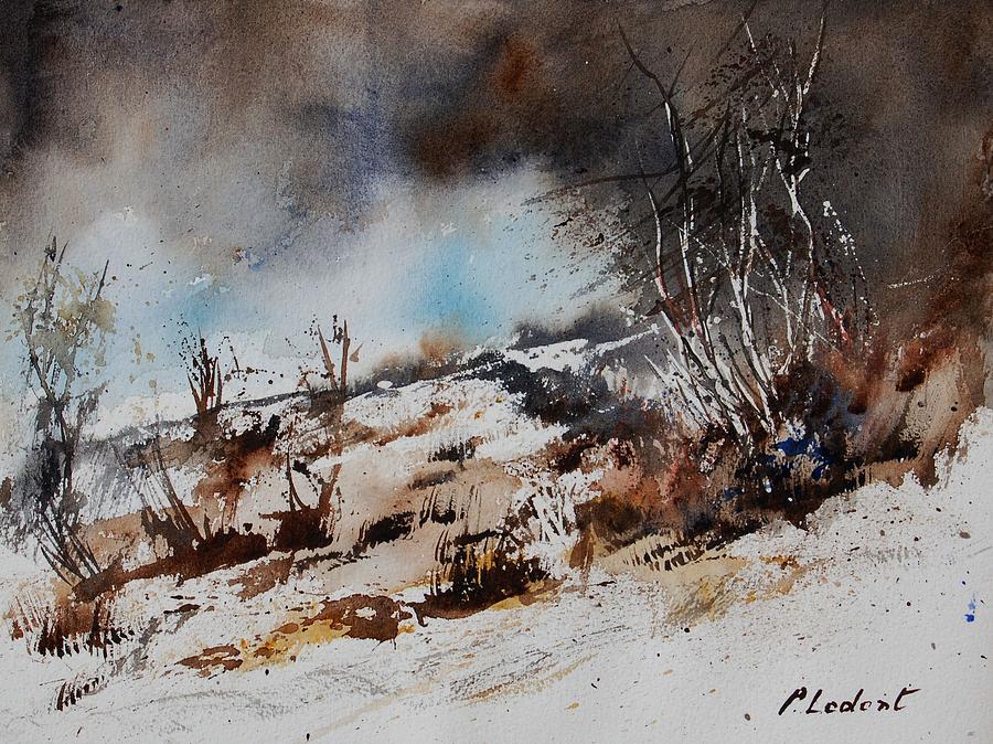Watercolor Jjook Painting by Pol Ledent