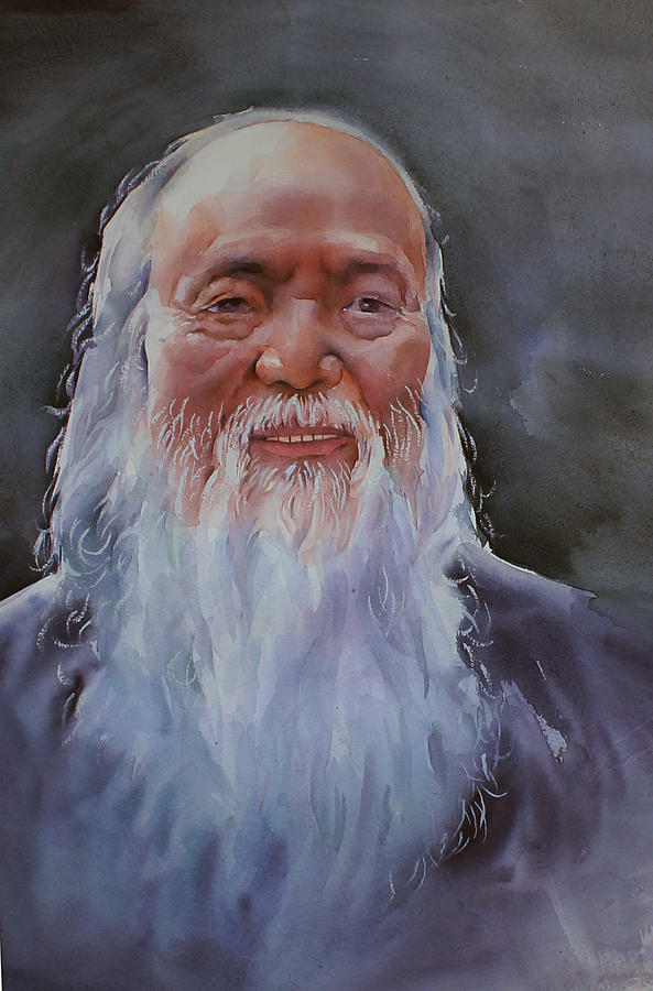 Watercolor Portrait Painting Painting by Tuan Nguyen - Fine Art America