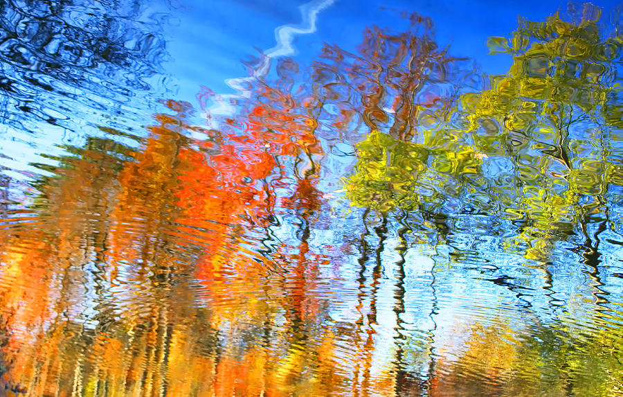 Watercolor Reflections  Photograph by Ola Allen