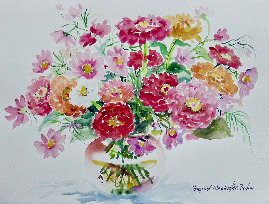 Watercolor Series 101 Painting by Ingrid Dohm