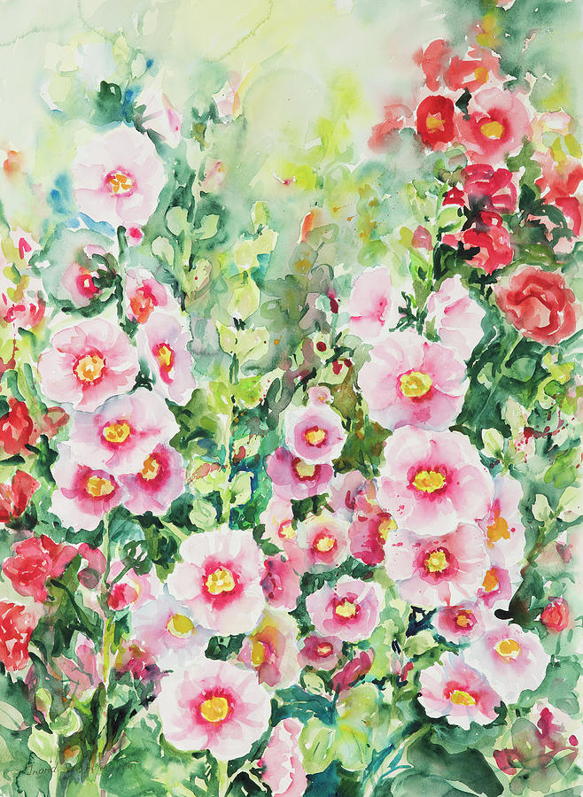 Watercolor Series 118 Painting by Ingrid Dohm