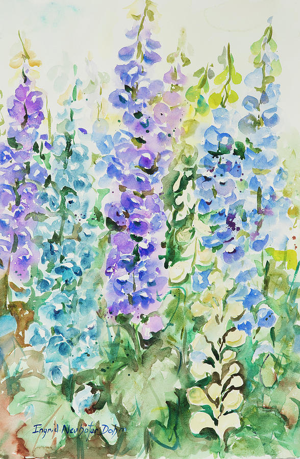 Watercolor Series 138 Painting by Ingrid Dohm