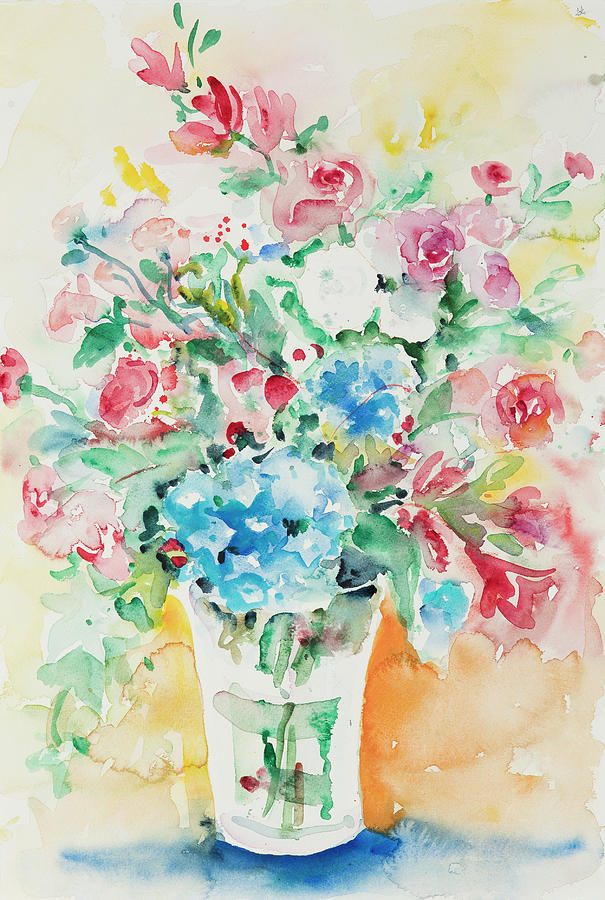 Watercolor Series 140 Painting by Ingrid Dohm