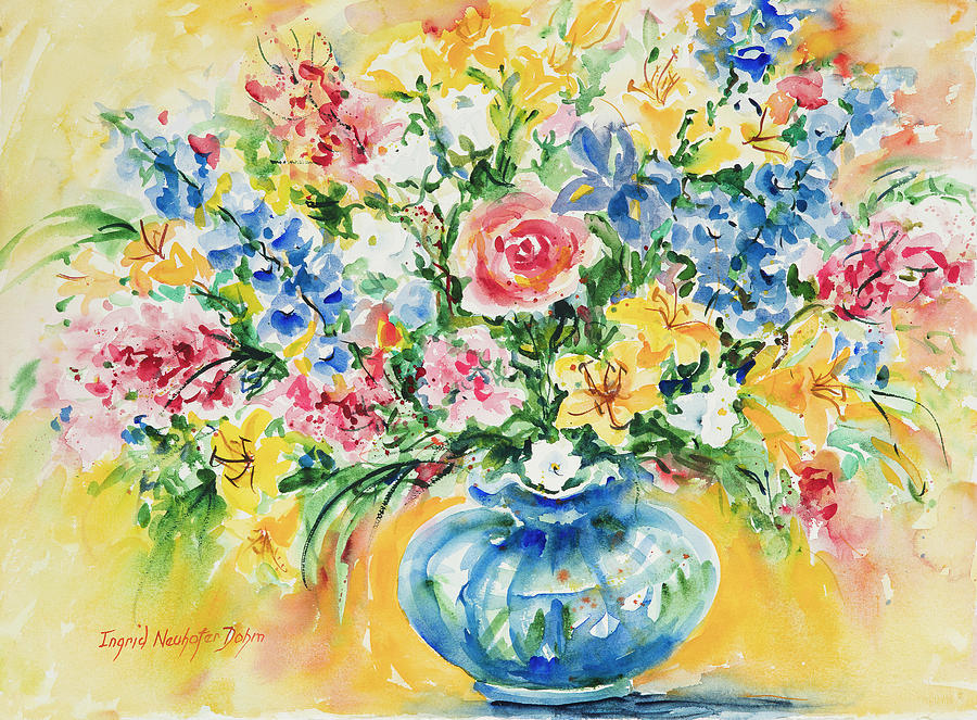Watercolor Series 150 Painting by Ingrid Dohm