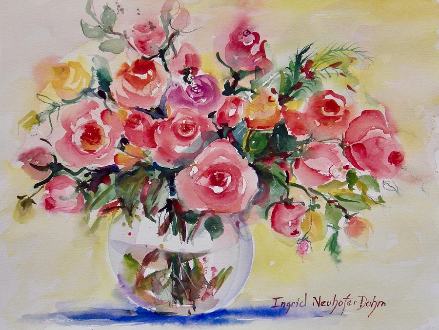 Watercolor Series 152 Painting by Ingrid Dohm