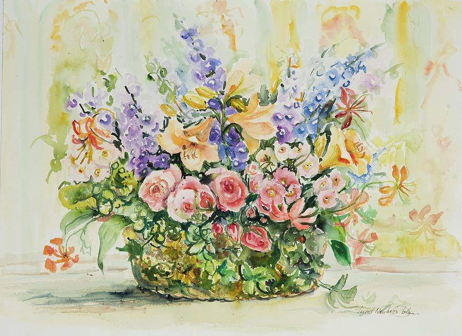 Watercolor Series 16 Painting by Ingrid Dohm