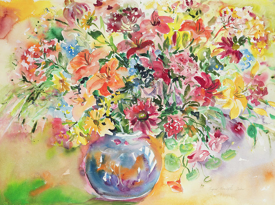 Watercolor Series 160 Painting by Ingrid Dohm