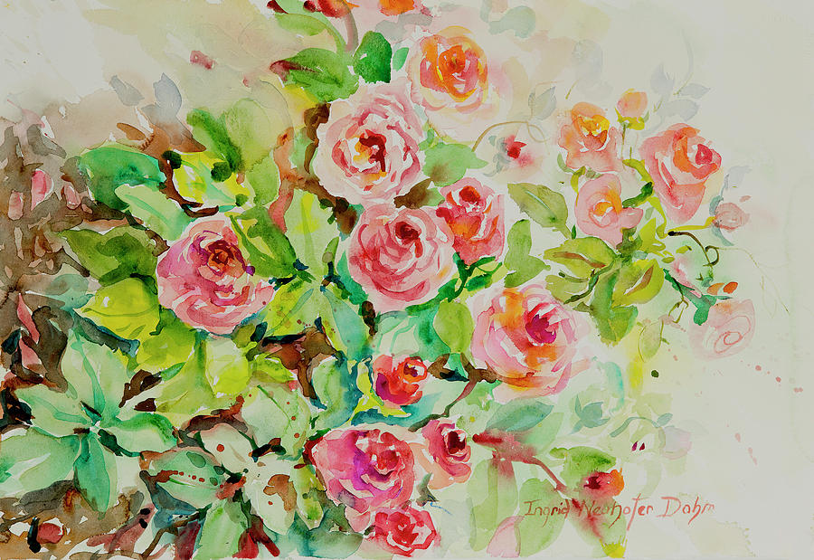 Watercolor Series 202 Painting by Ingrid Dohm