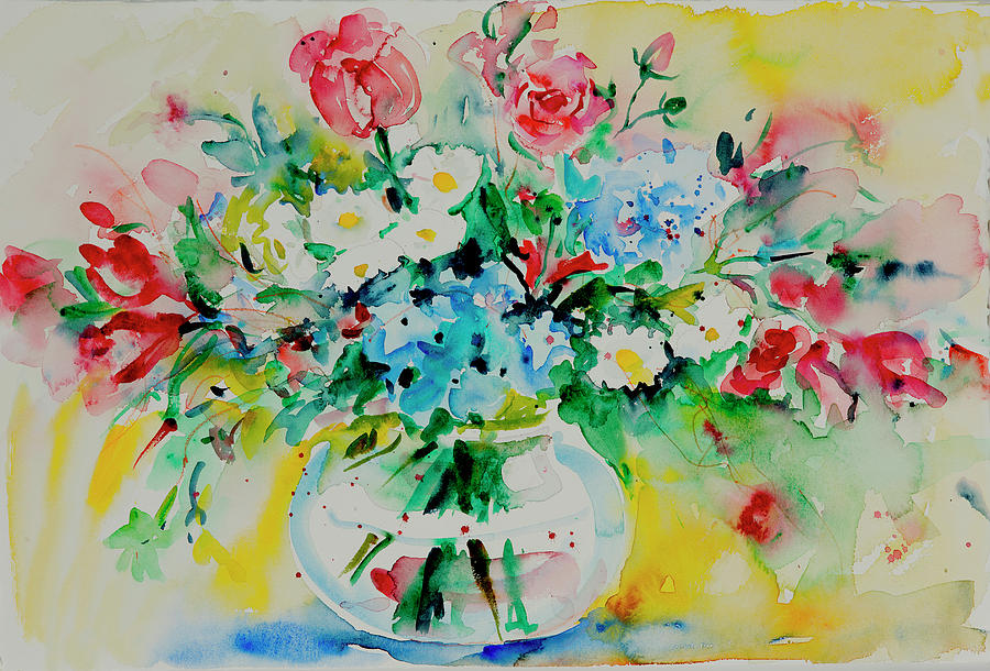 Watercolor Series 204 Painting by Ingrid Dohm