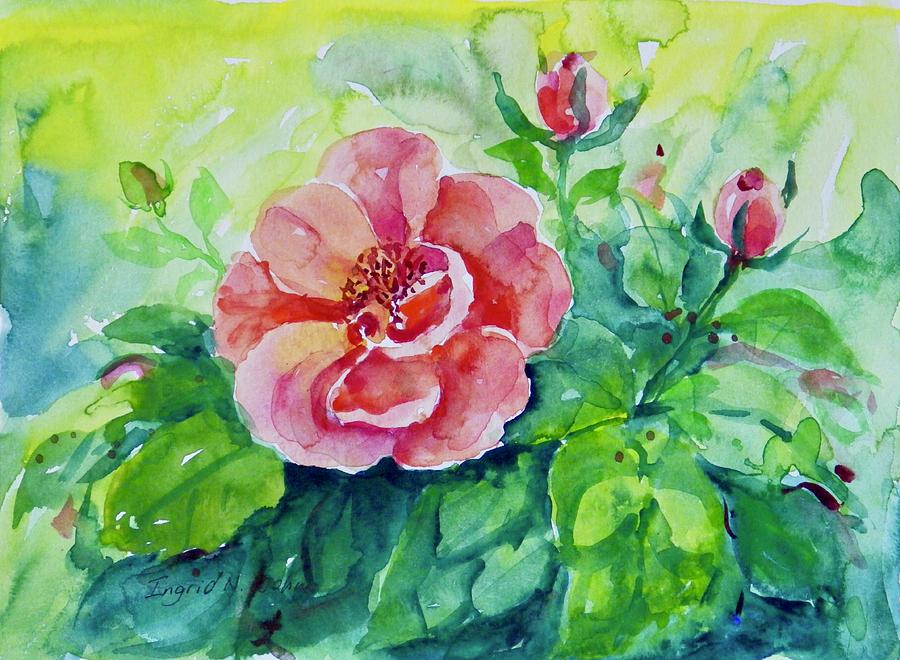 Watercolor Series 230 Painting by Ingrid Dohm