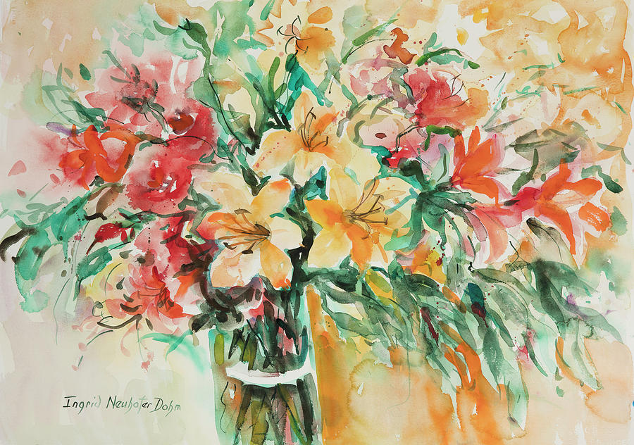 Watercolor Series 26 Painting by Ingrid Dohm