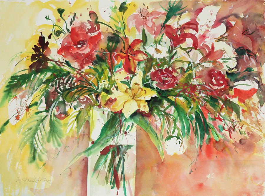 Watercolor Series 31 Painting by Ingrid Dohm