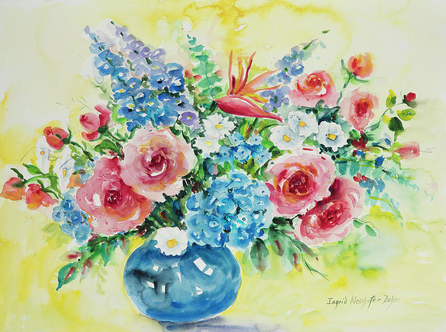 Watercolor Series 42 Painting by Ingrid Dohm