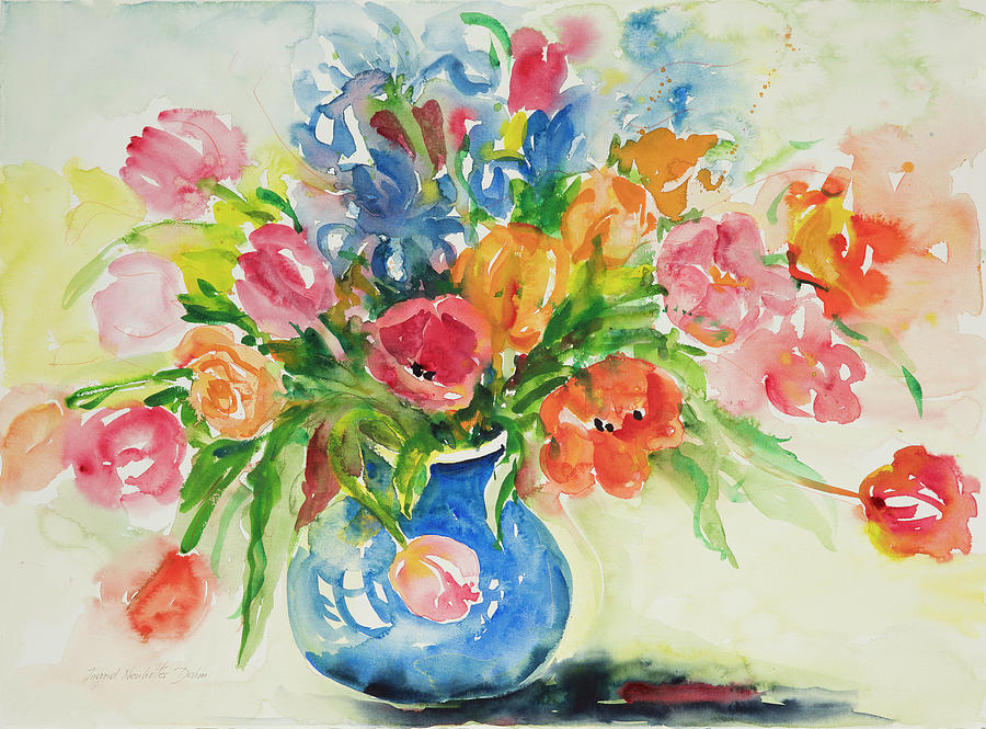 Watercolor Series 44 Painting by Ingrid Dohm