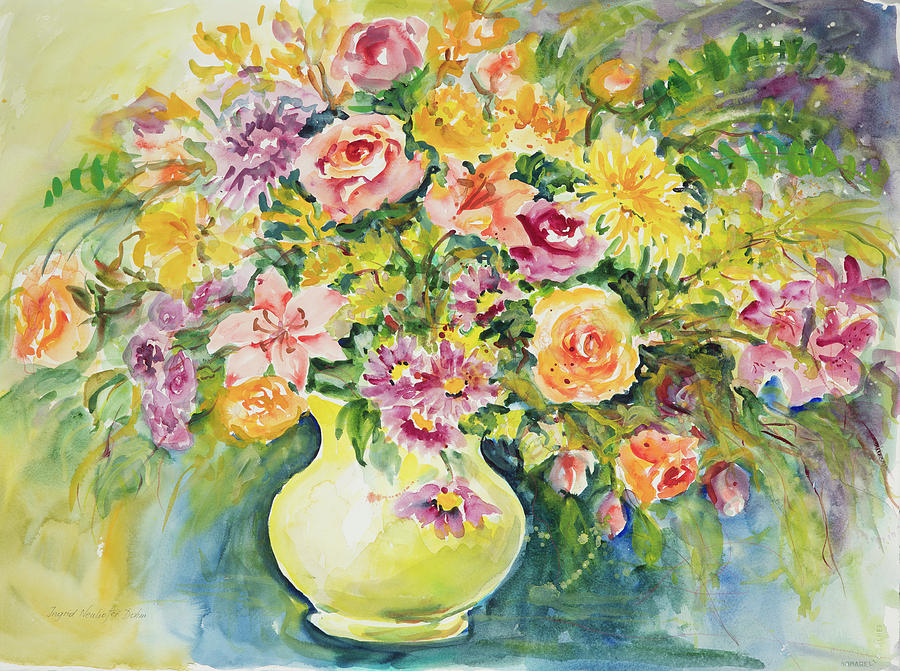 Watercolor Series 45 Painting by Ingrid Dohm