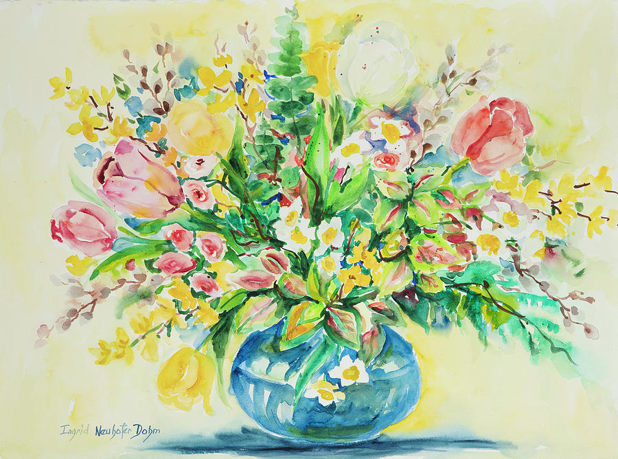 Watercolor Series 71 Painting by Ingrid Dohm
