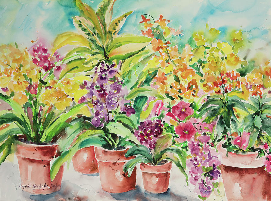 Watercolor Series 83 Painting by Ingrid Dohm