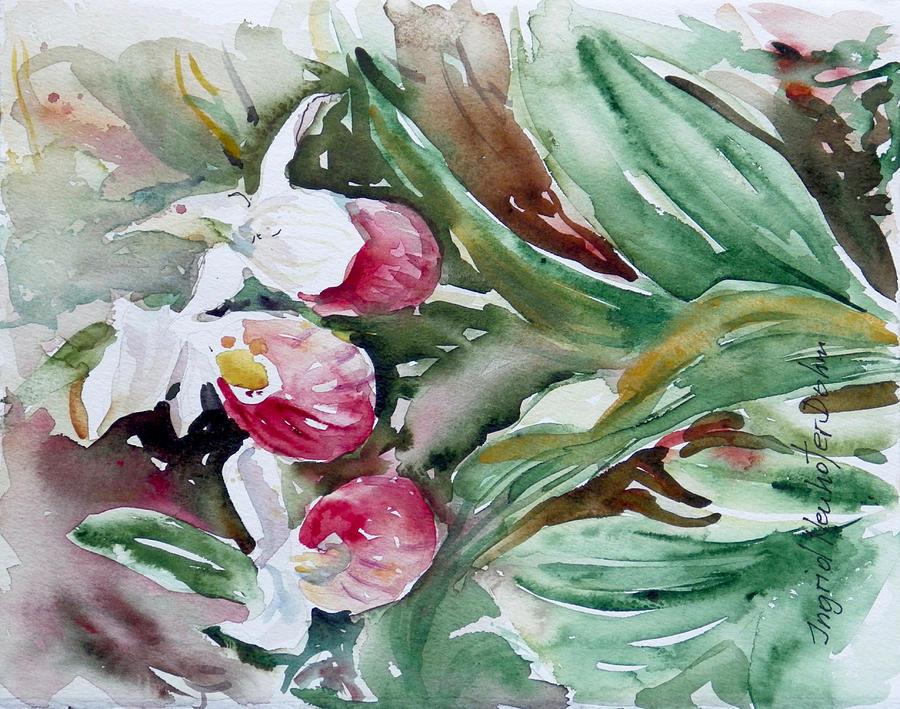 Watercolor Series 95 Painting by Ingrid Dohm