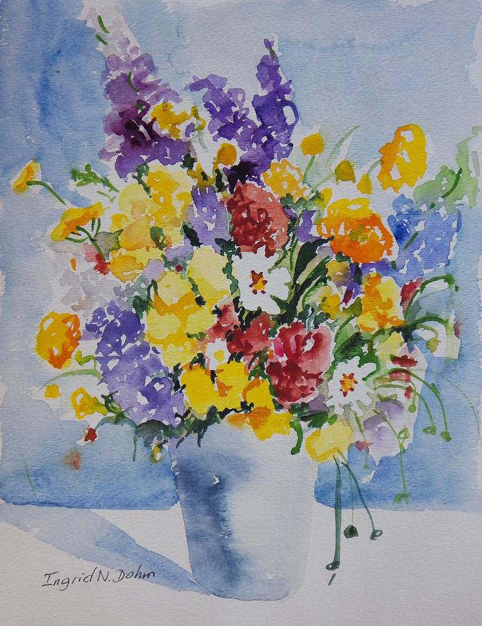 Watercolor Series No. 215 Painting by Ingrid Dohm