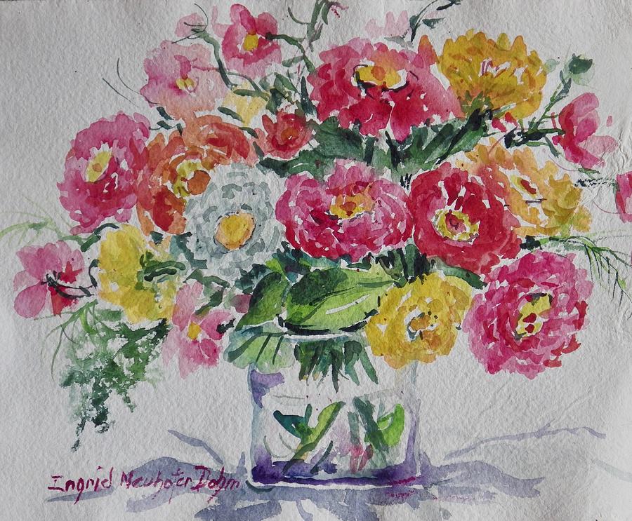 Watercolor Series No .221 Painting by Ingrid Dohm