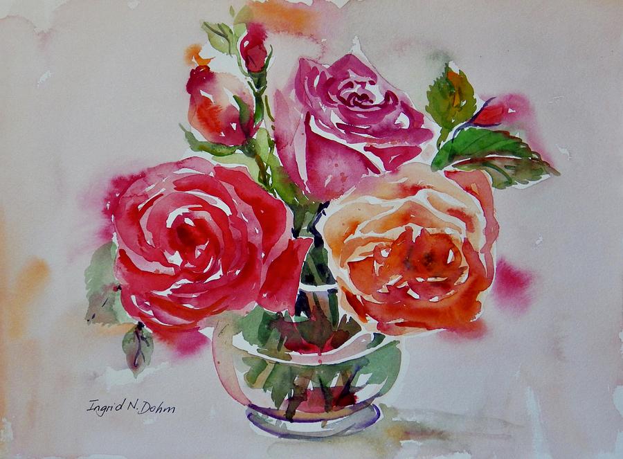 Watercolor Series No. 222 Painting by Ingrid Dohm