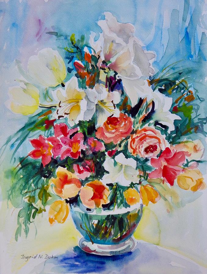 Watercolor Series No. 226 Painting by Ingrid Dohm