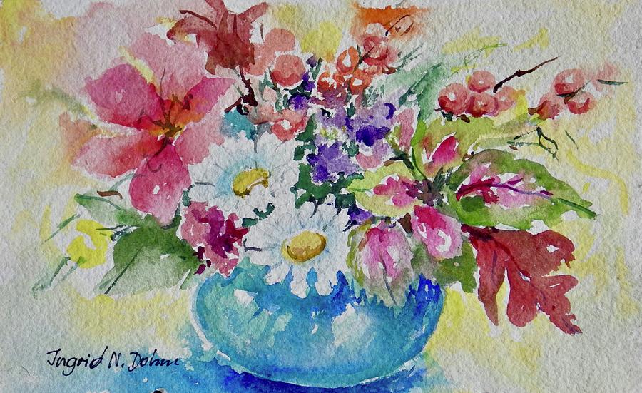 Watercolor Series No. 227 Painting by Ingrid Dohm
