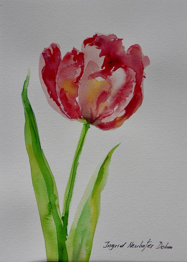 Watercolor Series No.  228 Painting by Ingrid Dohm