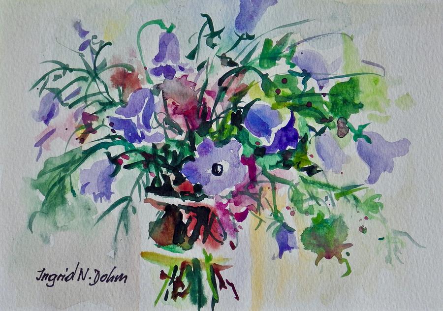 Watercolor Series No. 239 Painting by Ingrid Dohm