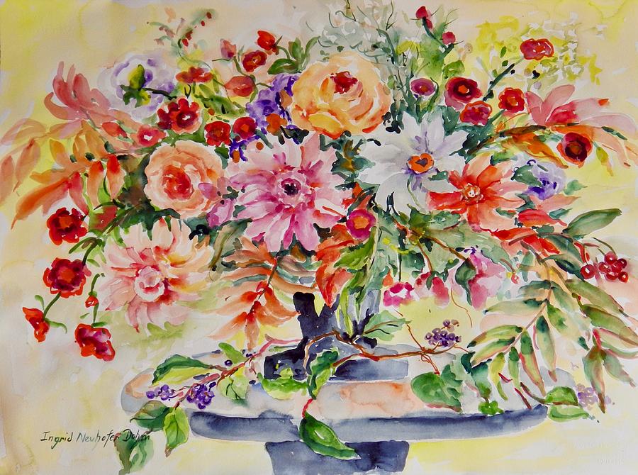 Watercolor Series No. 242 Painting by Ingrid Dohm