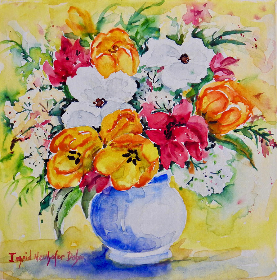 Watercolor Series No. 246 Painting by Ingrid Dohm