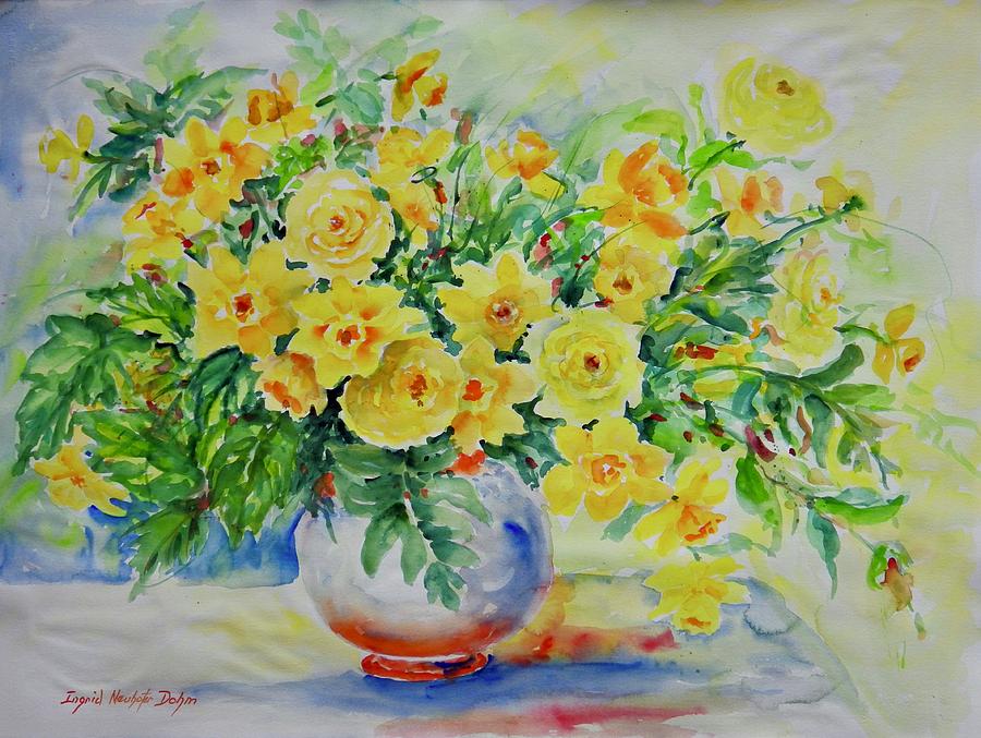 Watercolor Series No. 248 Painting by Ingrid Dohm