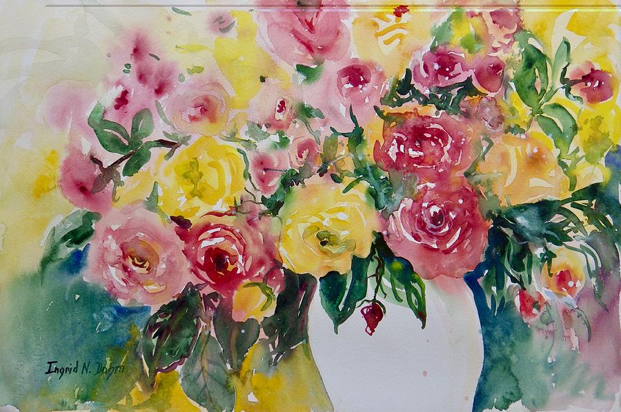 Watercolor Series No. 261 Painting by Ingrid Dohm