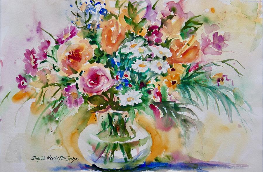 Watercolor Series No. 266 Painting by Ingrid Dohm