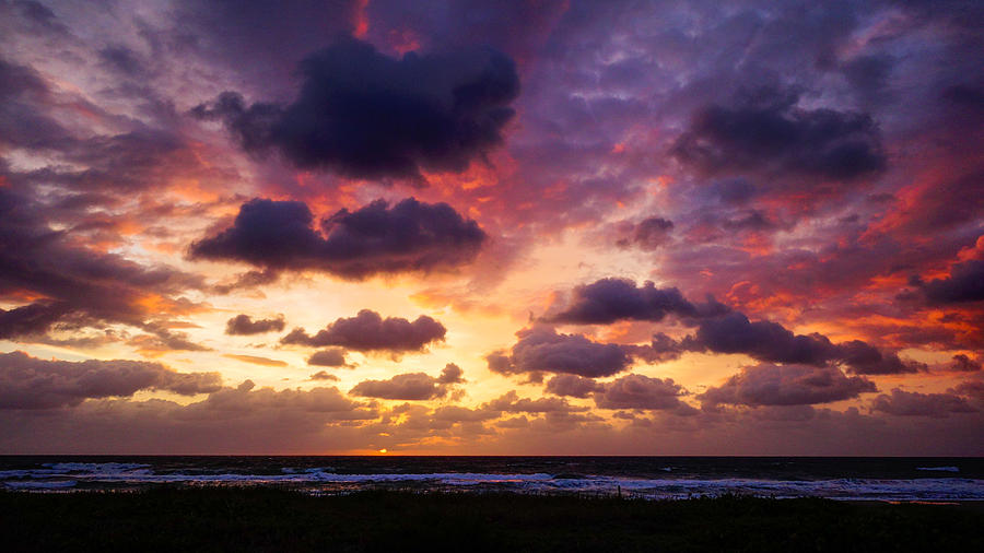 Watercolor Sky Delray Beach, Florida Photograph by Lawrence S Richardson Jr
